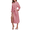 DustyRose, variant on Women's 100% Cotton Robes Lightweight Kimono Long Soft Bathrobe for Women with Pockets(Purple,L)