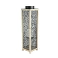 thumbnail image 2 of Melrose 26" Contemporary Wooden and Black Metal Decorative Candle Lanterns, 2 of 3