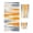 Gray Orange, variant on Pink Gray Towel Set of 3, Soft Microfiber Bath Towels, Hand Towel, Washcloths, Contemporary Abstract Gradient Aesthetic Quick-Dry Absorbent Towels for Bathroom Kitchen Hotel Beach Gym Spa