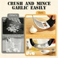 thumbnail image 6 of Meggemo Stainless Steel Garlic Peeler Press Mincer Handheld Garlic Tool For Making Fresh Garlic Paste, 6 of 7