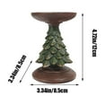 thumbnail image 3 of Oefntac Christmas Decorations Indoor Christmas Tree Candlestick Base That Will Light Up Your Christmas and All Winter Long Delicate Resin Christmas Tree Candlestick Base That Will Create Stylish, 3 of 6