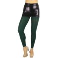 thumbnail image 6 of ToBeInStyle Women's Comfy Bold Color Footless Tights - Forest Green - One Size, 6 of 6