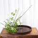 thumbnail image 4 of Bandeja de cerámica poco profunda con platillo for arreglos florales estilo chino retro for interiores y exteriores, 4 of 7