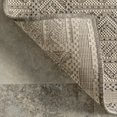 thumbnail image 4 of nuLOOM Abbey Tribal Striped Indoor/Outdoor Area Rug, 2' x 8', Light Gray, 4 of 9