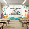 thumbnail image 4 of TiniDecor Learn Something New Goose Tapestry, 30"x40" Motivational Classroom Wall Art, Whimsical Style, 4 of 4