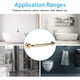 thumbnail image 2 of Barra de apoyo para ducha, barra de apoyo de seguridad para baño, acero inoxidable, chapado en oro, pasamanos para bañera, pasamanos de seguridad, accesorio de baño, 50 cm, 2 of 5