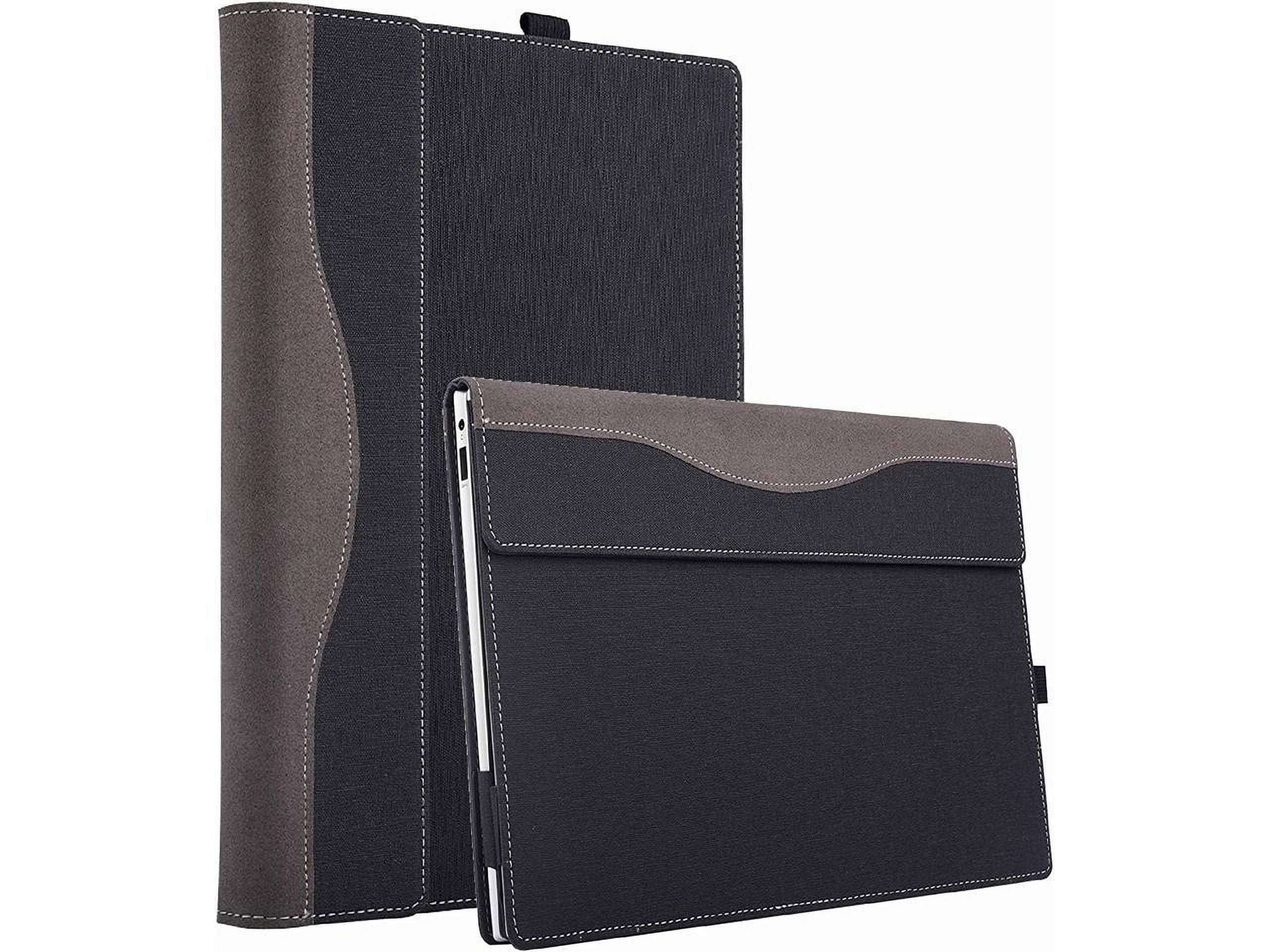 for Dell Latitude 7455 14'' Laptop Case and Latitude 7450/7440 Drop Resistant Leather Case 2-in-1 PU Leather 14" Laptop Sleeve