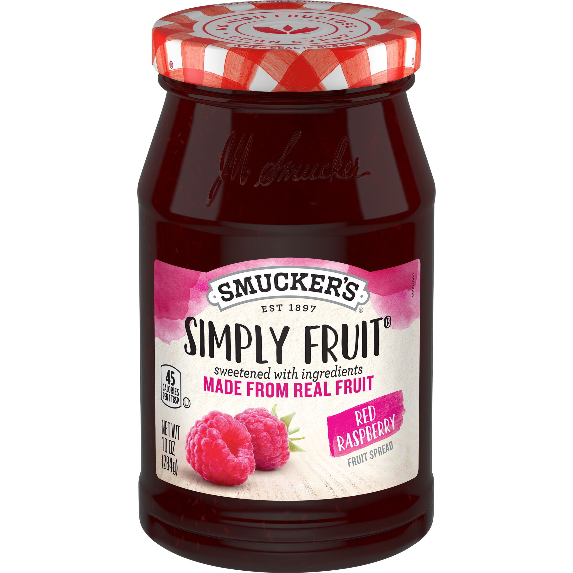 Smucker's Simply Fruit Red Raspberry Fruit Spread, 10 Ounces