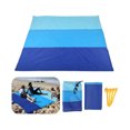 thumbnail image 2 of Manta de playa para picnic, manta de picnic impermeable sin arena extra grande de 200 * 210 cm, alfombra de playa de secado rápido para viajes, campamentos, caminatas y festivales de música Xemadio LKX-0985, 2 of 8