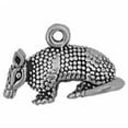 thumbnail image 1 of Sterling Silver 30" .8mm Box Chain 3D Armadillo Pendant Necklace, 1 of 2