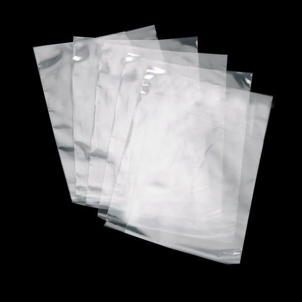 12X18 inch ClearFlat Open Poly Bags 1 Mil Plastic Packaging Mailer Bag