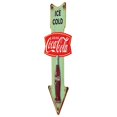 thumbnail image 2 of Letrero metálico Open Road Brands Coca-Cola Ice Cold Arrow Vintage, 2 of 6