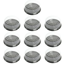 ACDANC 8" Cake Box,10Pcs Clear Cake Round Cake Box Baking Packing Box Birthday Cake Box