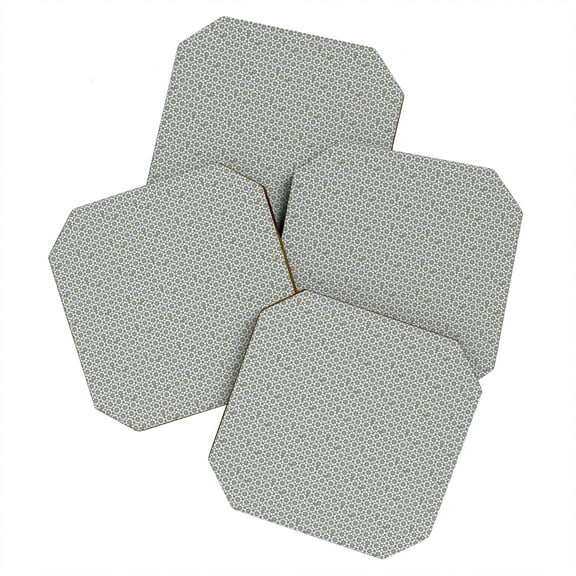 Society6 Holli Zollinger Marokki Neutral Set of 4 Coasters
