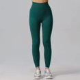 thumbnail image 1 of Mallas deportivas para Mujer, mallas deportivas para correr, cintura alta, sensación desnuda, Push Up, pantalones De Yoga para chica, mallas para gimnasio, 1 of 5