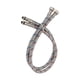 thumbnail image 2 of 2x conector de grifo manguera de suministro , duradera, acero inoxidable de 60cm para grifo de lavabo de baño de 9/16'', 2 of 7