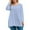 W#-02Light Blue, variant on JULMCOMO Plus Size Blouse for Women Dressy Long Sleeve Crew Neck Shirts Trendy Fall Stripe Print Graphic Tees Loose Oversized T Shirts Mint Green L