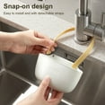 thumbnail image 3 of OIUR Kitchen Sink Holder Hanging Drain Basket Large Capacity Easy to Install Multipurpose Soap Sponge Holder Kitchen Accessories, 3 of 7