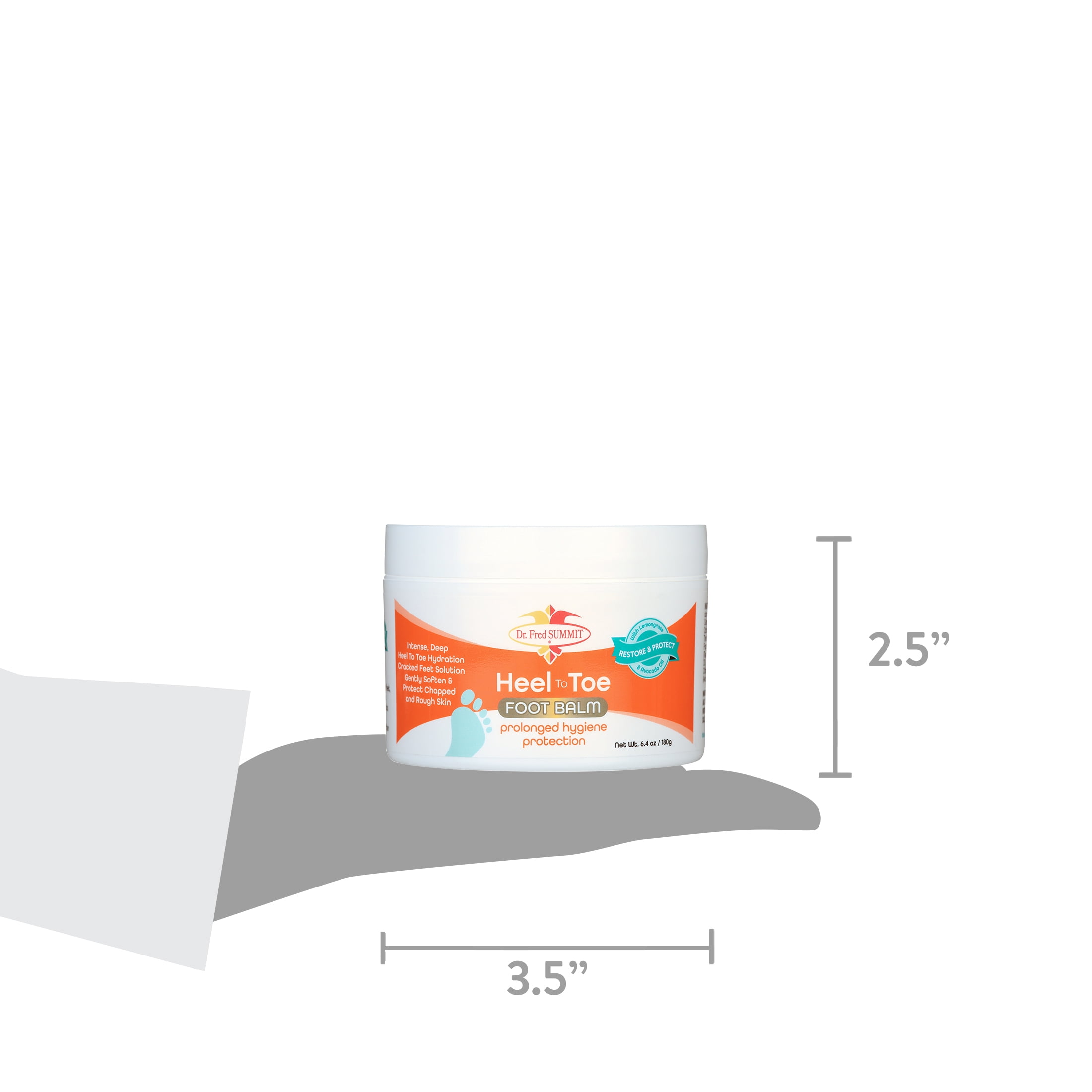 Dr. Fred Summit Heel to Toe Intense Foot Balm 6.4 oz.
