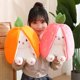 thumbnail image 3 of 1 unidad de 20/25/50/60/70 cm, regalo creativo, almohada suave, muñeco de peluche de conejo Kawaii para cosplay, bonito juguete de conejito transformable de zanahoria y fresa, 3 of 5