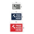 thumbnail image 5 of Classic Framed Free Hugs Here Sign (Brushed Silver) - Small, 5 of 5