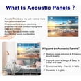 thumbnail image 4 of BUBOS 8 Pack Art Acoustic Panels Soundproof Wall Panels,48X32Inches Sound Absorbing Panels,Decorative Acoustical Wall Panels, Acoustic Treatment for Recording Studio, Beach, 4 of 6
