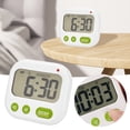 thumbnail image 1 of HLONK Vibration Or Sounds Alarm Countdown Desk Digital Sports Timer Clock With Led Indicator Light Green Button Led Plastic Electronic Timer 1*Timer Clearance, 1 of 9