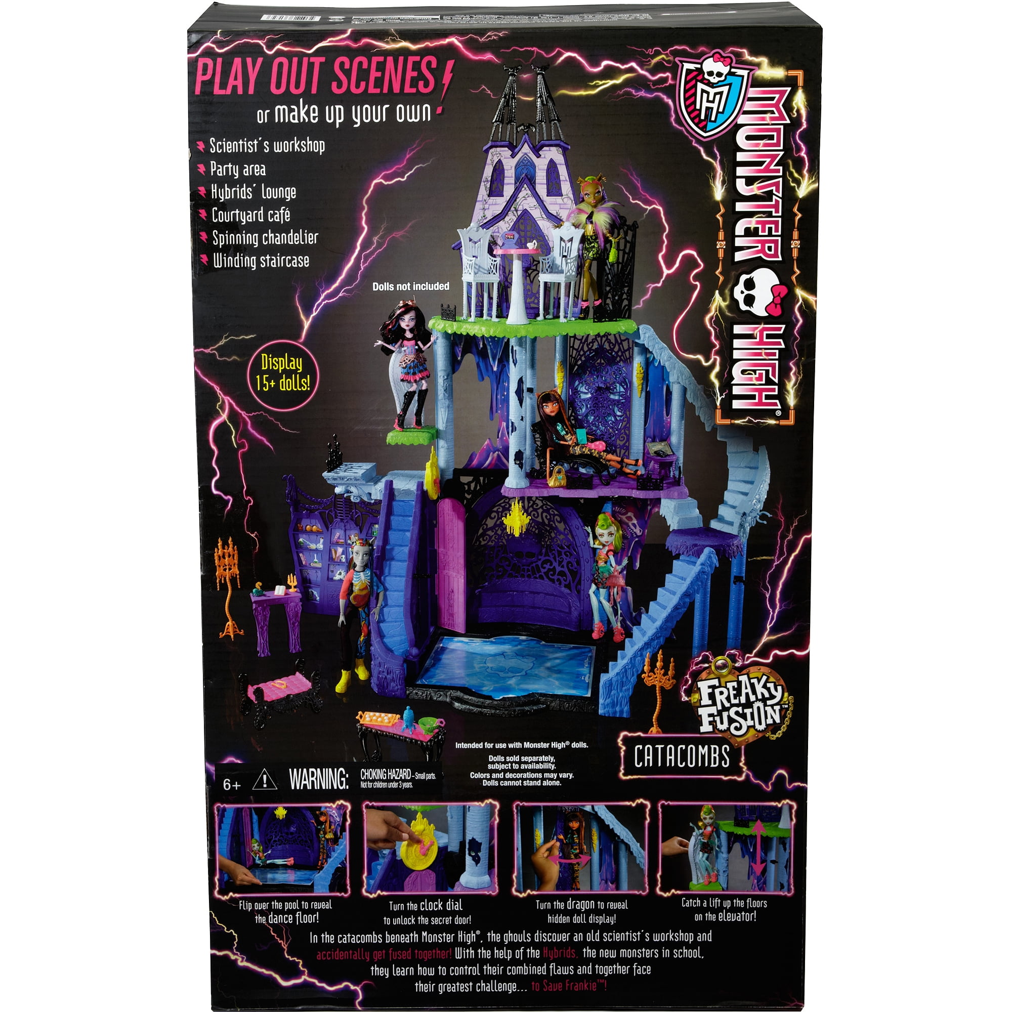 monster high doll house walmart