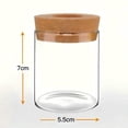 thumbnail image 2 of Borosilicate Glass Diffuser Bottles with Cork Lids, 125Ml Empty Containers for Aromatherapy Oils, Reed Diffuser Vessels for Home Fragrance Harlik, 2 of 2