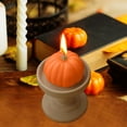 thumbnail image 6 of Matoen Pumpkin Shaped Candles Thanksgiving Pumpkin Decoration Fall Pumpkin Themed Decorative Mini Pumpkin Soy Wax Scented Candle Handmade Orange Autumn Decor for Home Bedroom Bathroom Party, 6 of 6
