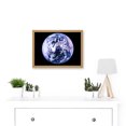 thumbnail image 2 of Space Nasa Earth Apollo 17 Blue Marble Photograph Artwork Framed Wall Art Print A4, 2 of 4