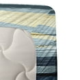 thumbnail image 4 of Ambesonne Rustic Fitted & Top Sheet Set with Sham, Country Zebra on Wood, Navy Red Yellow, 4 of 5