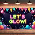 thumbnail image 4 of Neon Theme Glow Party Banner Colorful Design for Dance Party Indoor Event Celebration, 4 of 9