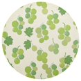 thumbnail image 2 of Round Grid Placemat ,One Sizex1, Round Placemat, PVC Plate Mat，15.4 Inch Non-Slip and Heat Resistant, Table Placemat, Dining Room Placemat Cartoon Grape, 2 of 7