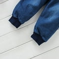 thumbnail image 5 of Spring and Autumn Boys' Baby Clothing Set Fashion Cotton Top+Pants Two-piece Boys' Newborn Children's 76 Denim Set., 5 of 5