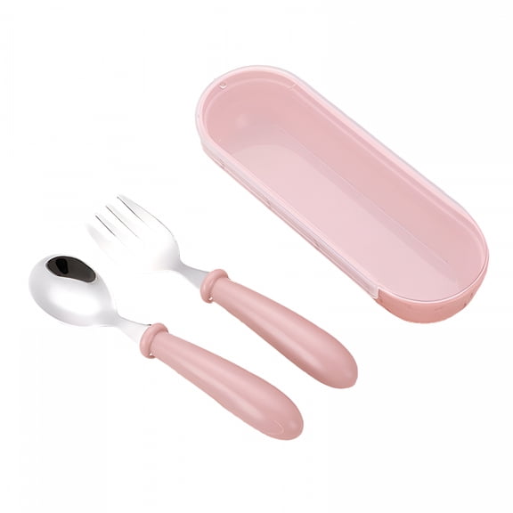 ACDANC Bpa-Free Kids Toddler Utensils, 12 Months , Includes Fork & Spoon