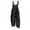Black, variant on WTOBBY Halloween Bat Print Women's Jumpsuit, Vintage Loose Casual Style with Cotton Linen Material and Adjustable Shoulder Straps, Ideal for Relaxed Outfits,BlackL