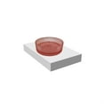 thumbnail image 2 of Scotch 16" Round Decorative Pink Vessel Glass Sinks With 30" White Base, 2 of 7