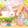 thumbnail image 2 of Juguete de peluche con forma de conejito de Pascua interactivo para niños, 2 of 7