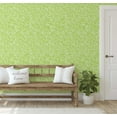 thumbnail image 5 of S4Sassy Peel & Stick Vinyl Wallpaper, Chic Willow Leaf Wallpaper Contact Paper Waterproof- Green, 25"x120", Textured Finish, Removable Wall Covering for Home Decor in Bedrooms, Renter Spaces, 5 of 9