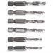Greenlee High Speed Steel Drill and Tap Bit Set 6 pc.