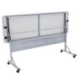 thumbnail image 2 of NPS BPFT Series 24x72" Plastic Flip-N-Store Training Table in Speckled Gray, 2 of 7