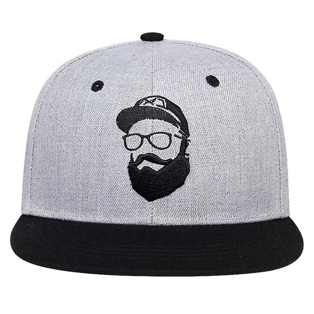 Gorra de béisbol TANGJMXG con bigote de ala plana para hombre