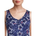 thumbnail image 4 of Secret Treasures Women's and Women's Plus Americana Printed Sleepshirt, 4 of 5