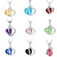 thumbnail image 7 of UDIYO Teardrop Pendant Delicate Cute Lovely Heart Shaped Necklace for Party, 7 of 7