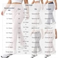 thumbnail image 2 of Ugoldhm Girl's Ribbed Knit Flare Pants Elastic Waist Ruffle Hem Bow Decor Slim Casual Bell Bottom Trousers 0-14Y, 2 of 7