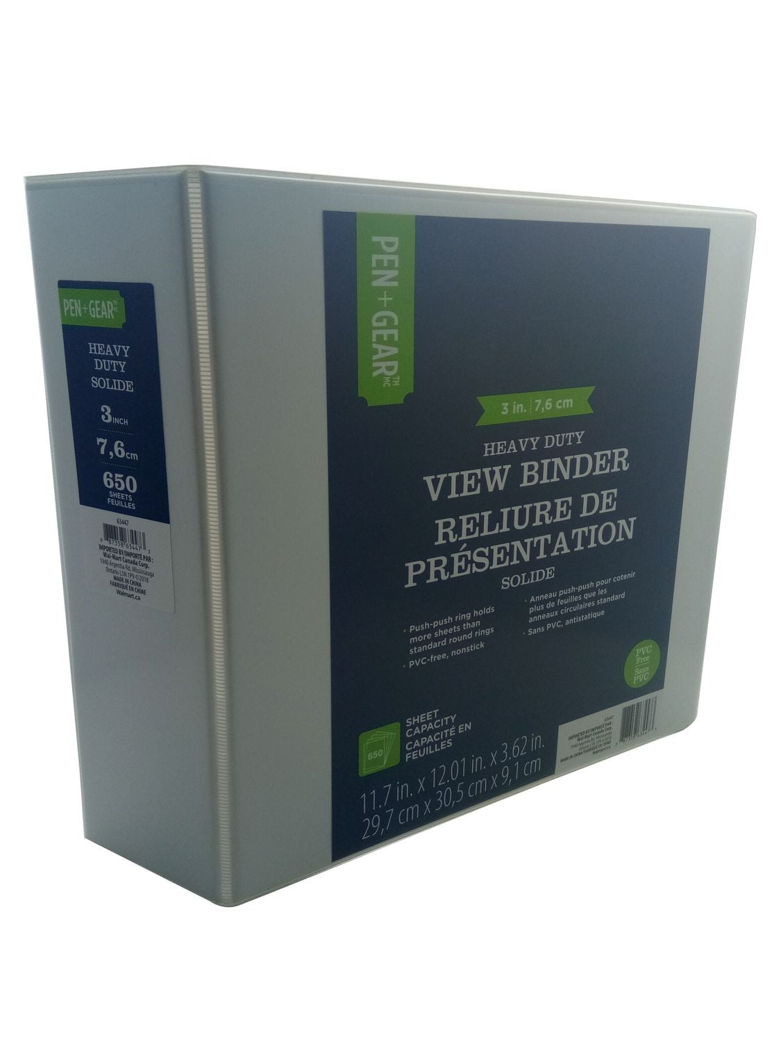 Pen+Gear Heavy Duty View Binder