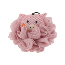 1 Pc Cartoon Bath Sponge Body Scrubber for Shower Pink