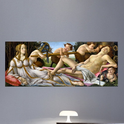 Wallhogs Botticelli Venus and Mars (1483) Poster Wall Mural