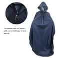 thumbnail image 3 of Windproof Wheelchair Cover,Hooded Wheelchair Rain Cover Waterproof Soft Wheelchair Rain Coat, 3 of 9